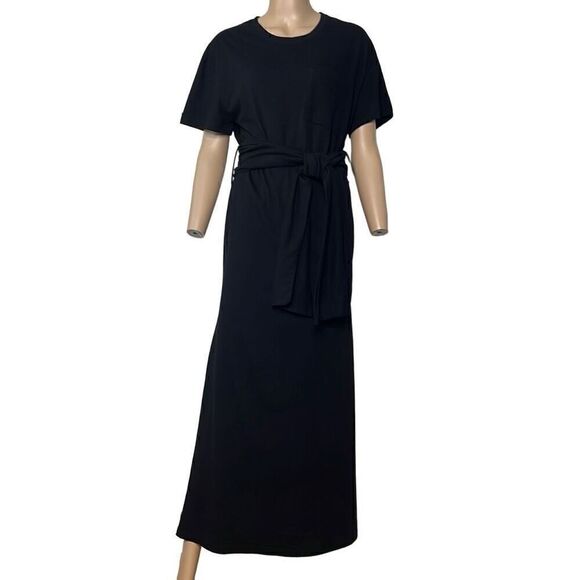 NWT Jonathan Simkhai Standard Sarah Dress cotton crew neck - Picture 7 of 16